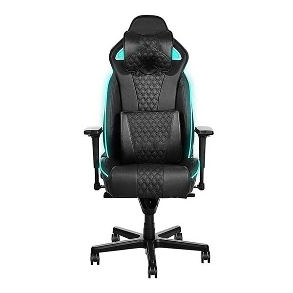 Metcandy Racing-Shaped Reclining E-Sports Chair with RGB Light Bar