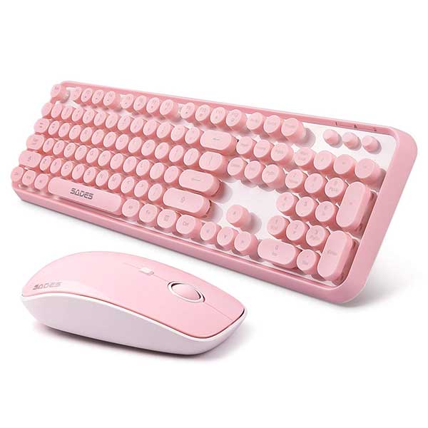 SADES V2020 / Pink Keyboard and Mouse