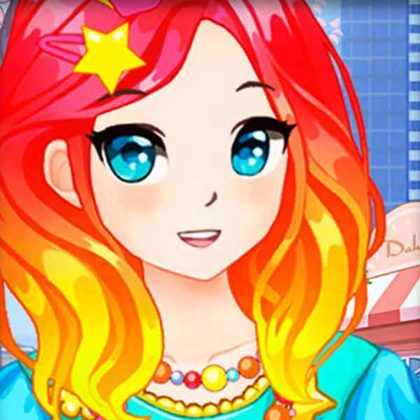 Anime Kawaii School Girls Dress Up