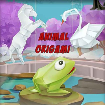 Animal Origami Coloring