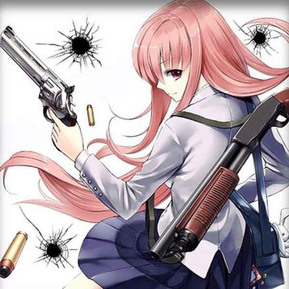 Anime Girl With Gun Puzzle