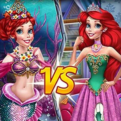 Ariel Princess Vs Mermaid