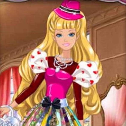 Barbie's Valentine's Patchwork Dress