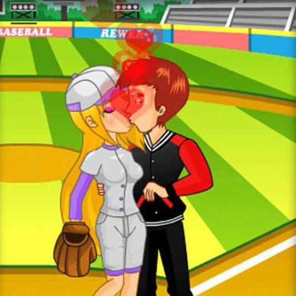 Baseball Kissing