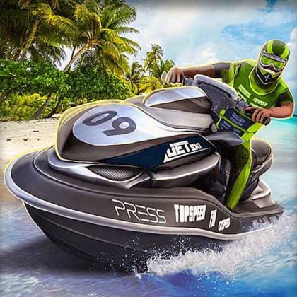Boat Racing 3D Jetski Driver Game