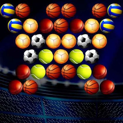 Bubble Shooter Golden Football