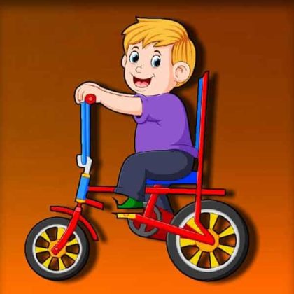Cartoon Bike Jigsaw