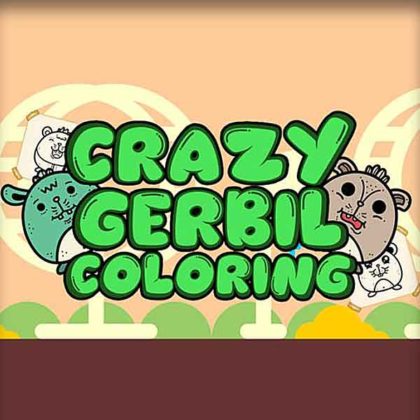 Crazy Gerbil Coloring
