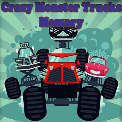 Crazy Monster Trucks Memory