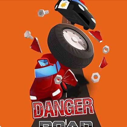 Danger Road Car Racing Game 2D