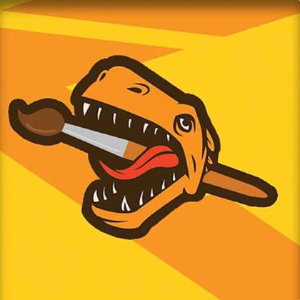 Dinosaur Warrior Coloring