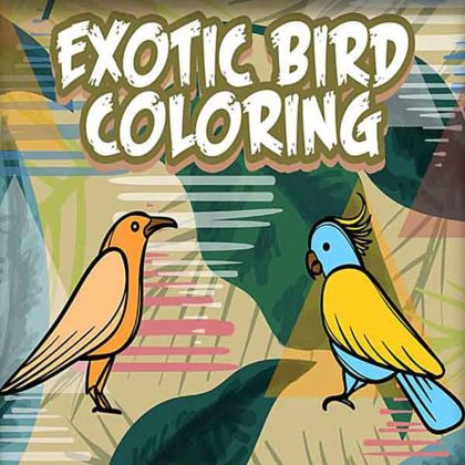 Exotic Birds Coloring