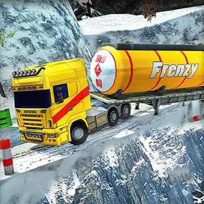 Extreme Winter Oil Tanker Truck Drive