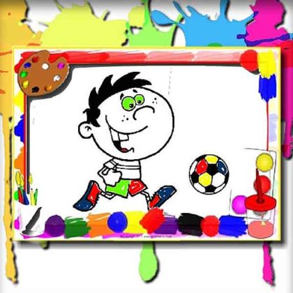 Football Coloring Time