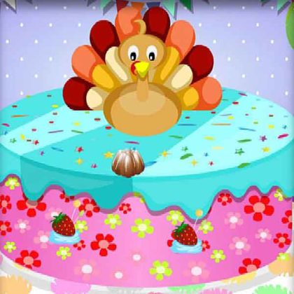 Happy Thanksgiving Cake Master