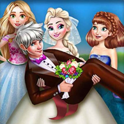 Ice Queen Wedding Photo