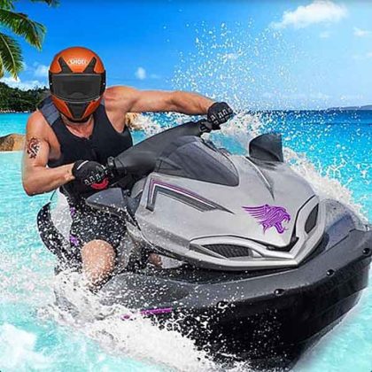 Jetsky Power Boat Stunts Water Racing Game