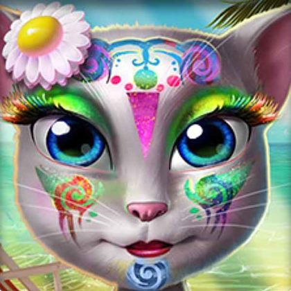 Kitty Beach Makeup