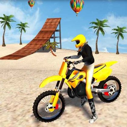 Motocross Beach Game: Bike Stunt Racing