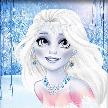 New Makeup Snow Queen Eliza