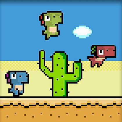 Pixel Dino Run